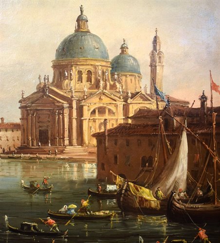 Venice, Panorama of the Grand Canal.